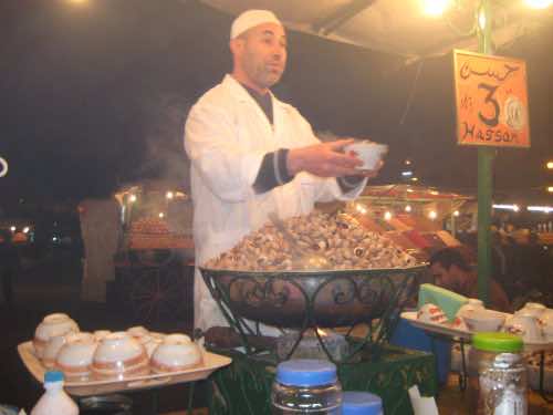 Moroccan snails: from street food to upscale snack