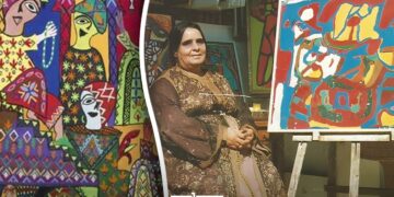 Chaibia Talal, A painter on the brick of a newly enchanting world at an early age