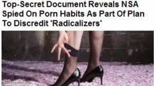Report says NSA snooped on Islamists' porn habits