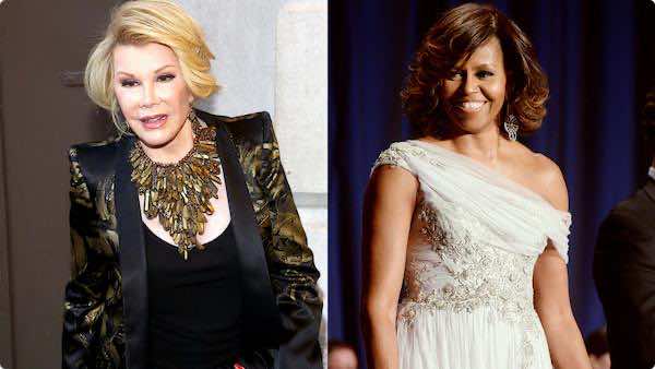 Joan Rivers Banned American First Lady From Attending Her Funeral Joan Rivers Banned American First Lady From Attending Her Funeral
