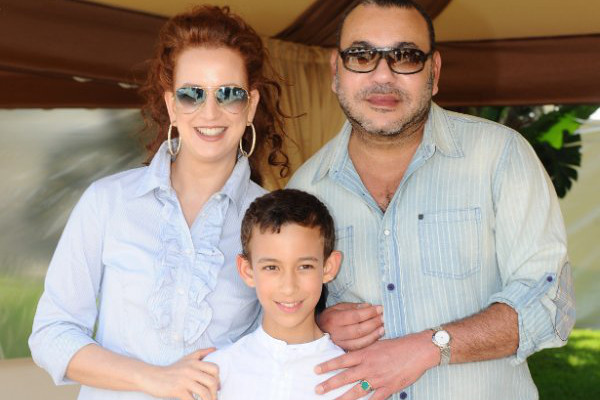 el hassan, princess lalla khadija and princess lalla salma, will