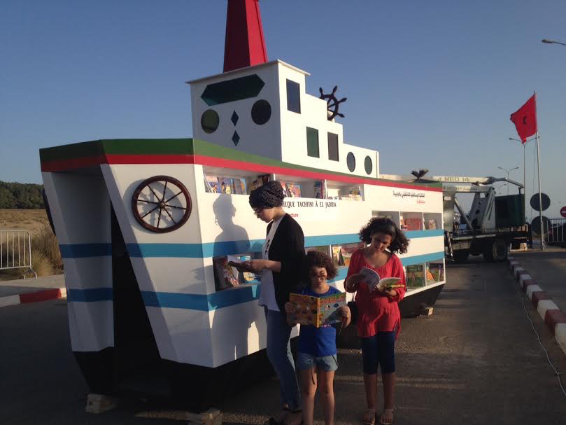 Beach Library Sails to Moulay Bousselham, Morocco