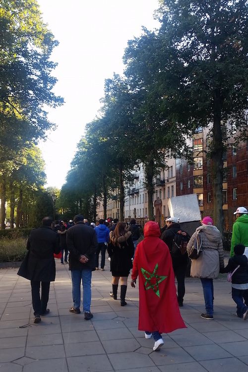 march in stockholm to defend moroccos territorial integrity