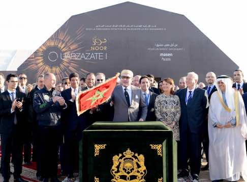 Morocco officially turned on a massive solar power plant in the Sahara Desert today, kicking off the first phase of a planned project to provide renewable energy to more than a million Moroccans.