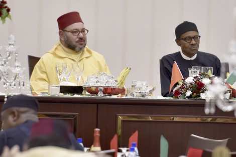 king mohammed vi and nigerian president muhammadu buhari