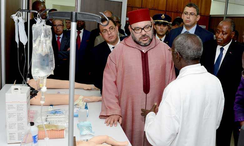 King Mohammed VI Inaugurates Emergency Medicine Training Center in Abidjan.