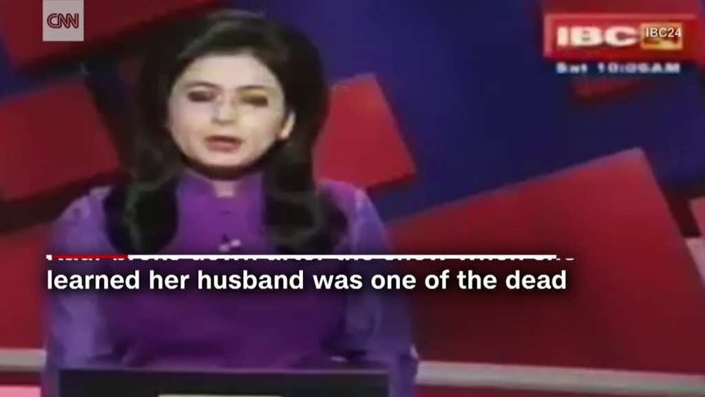 Heartbreaking Indian Anchor Maintains Composure While Reporting Husband S Death Heartbreaking Indian Anchor Maintains Composure While Reporting Husband S Death