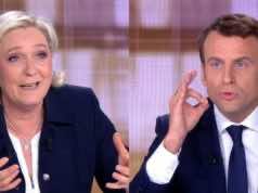 Marine Le Pen and Emmanuel Macron in final French presidential debate