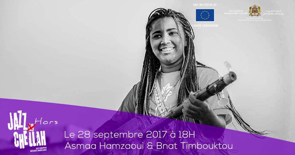 Asmae Hamzaoui and Bnat Timbouktou in Chlah Jazz Festival