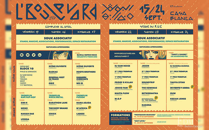 Boulvard festival programme