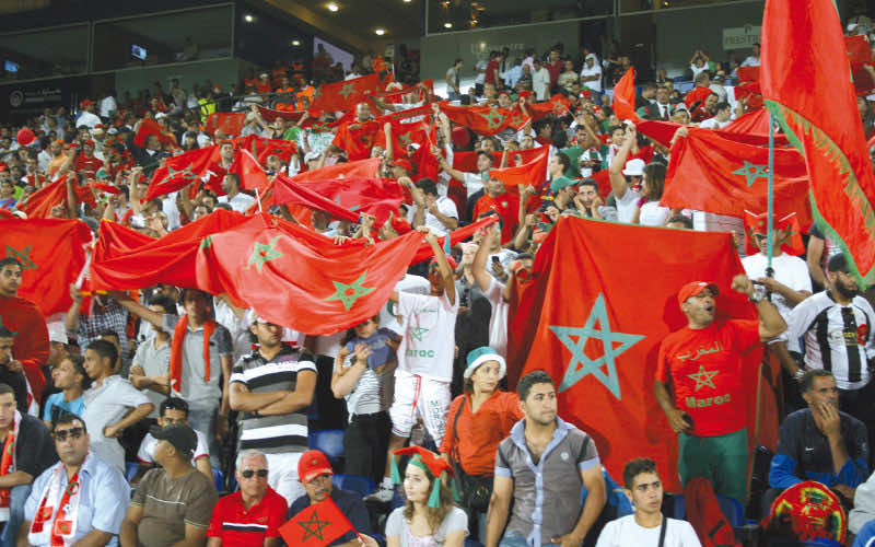 Image result for pic of morocco soccer fans in russia world cup
