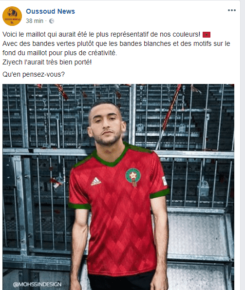 uitglijden werkzaamheid vasthouden Moroccans Reject Adidas' 2nd World Cup Jersey Design