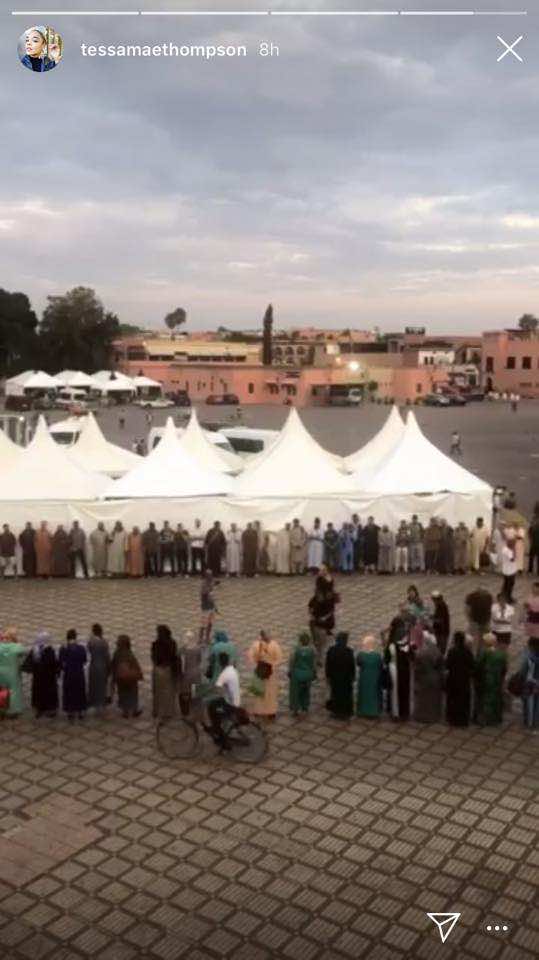 Thor’s Chris Hemsworth, Tessa Thompson Shooting a Movie in Morocco