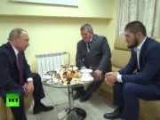 Putin Warmly Congratulates MMA Fighter Khabib Nurmagomedov