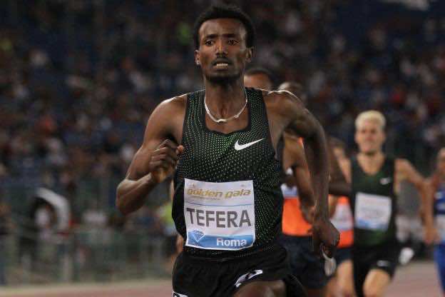 Ethiopia’s Samuel Tefera Breaks El Guerrouj’s Record for 1500m