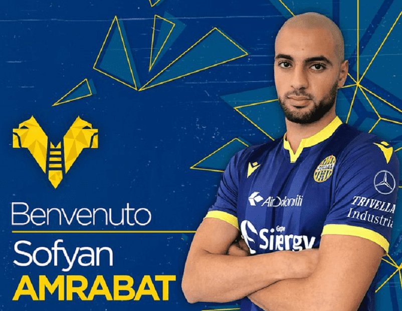 Morocco’s Sofyan Amrabat Joins Italy’s Hellas Verona on Loan