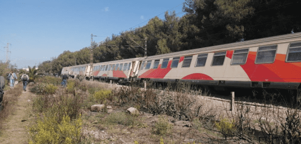 train derailed in casablanca