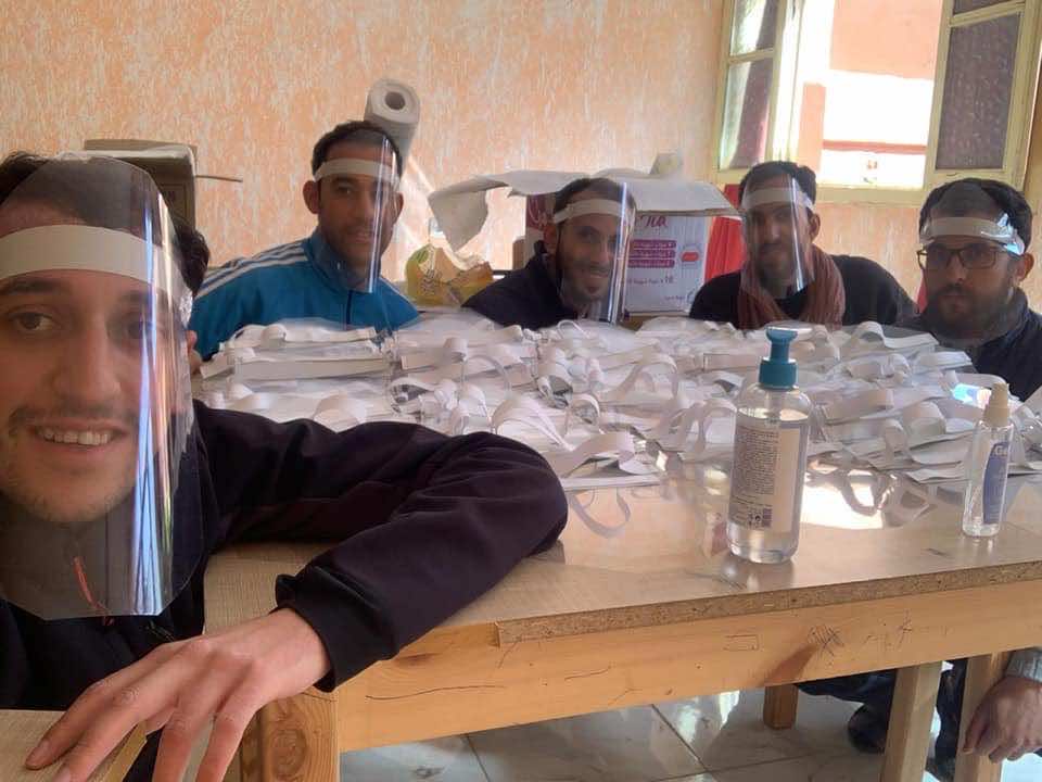 Youth in Central Morocco Make Protective Masks for Local Hospital Staff - Morocco World News