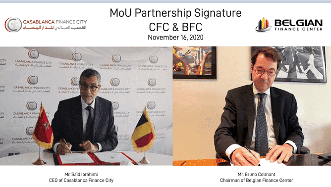 Casablanca Finance City and Belgium Center of Investement