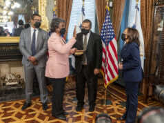 US Swears in Linda Thomas-Greenfield as Ambassador to UN US Swears in Linda Thomas-Greenfield as Ambassador to UN