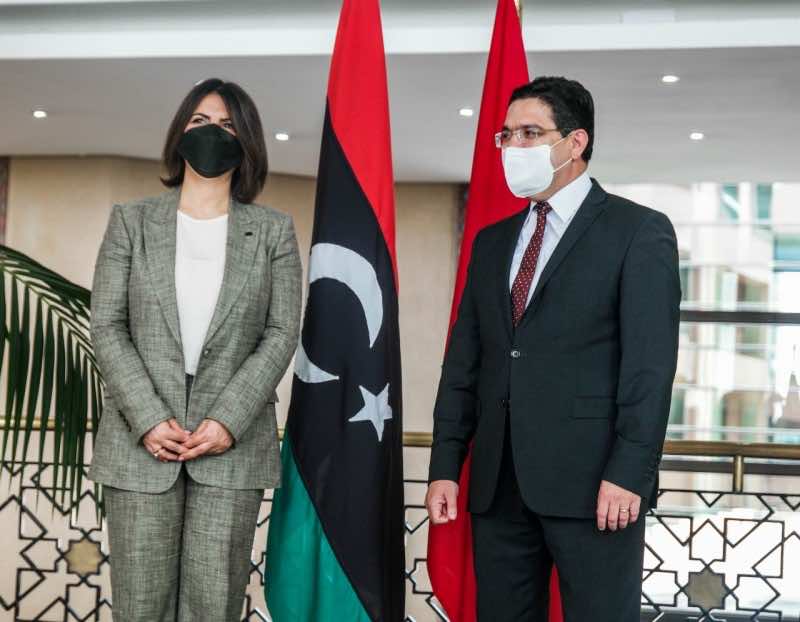 The foreign affairs of Morocco and Libya. Photo: MWN