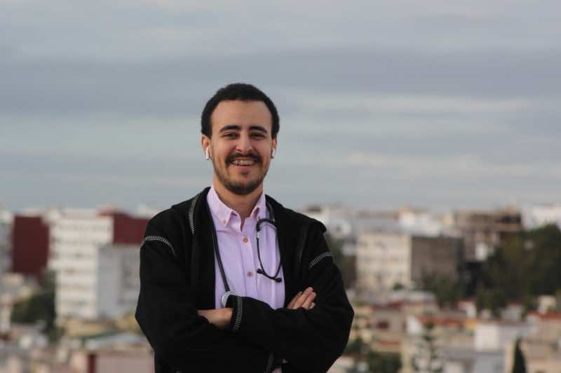 Moroccan medical student Saad Ukkas