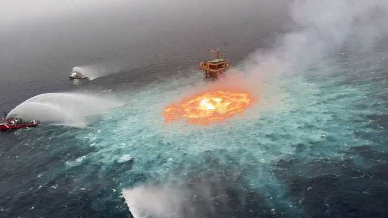 Oil Rig Gas Leak Off Coast of Mexico Prompts International Backlash