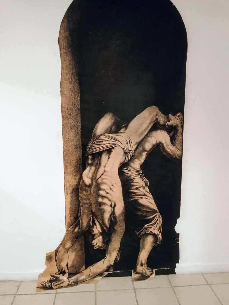 Ernest Pignon-Ernest, Épidémie, Naples