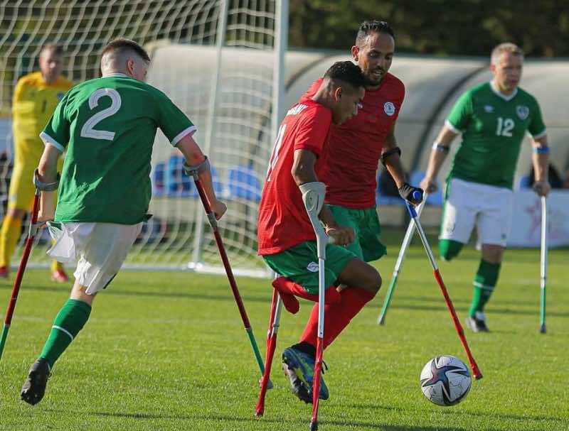 المغرب حاضر في كأس كرة القدم للمعاقين المغاربة إبن سبو59(شعيب)