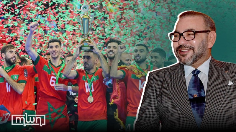 King Mohammed VI Applauds Moroccan Futsal Team for AFCON Victory