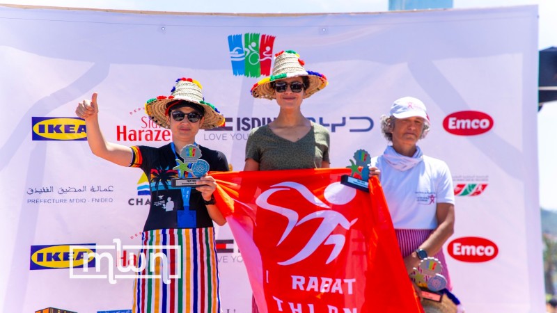 Tamuda Bay Eco Triathlon Female Podium