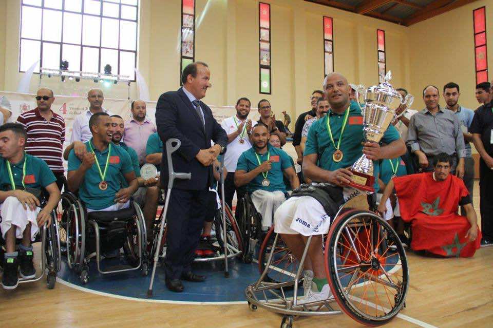 Morocco Wins 4th International Wheelchair Basketball Tournament