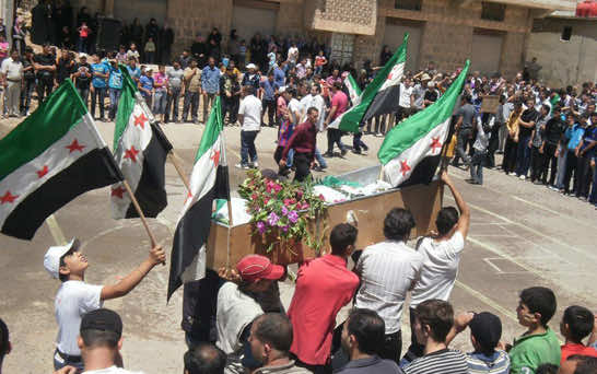 More Syrians flee their country