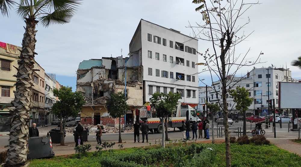 Authorities in Casablanca Begin Demolition of Ramshackle Buildings