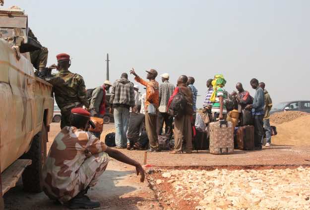 Chadians flee CAR violence