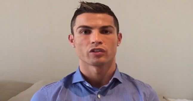 Cristiano Ronaldo Sends a Hope Message to Children in Syria