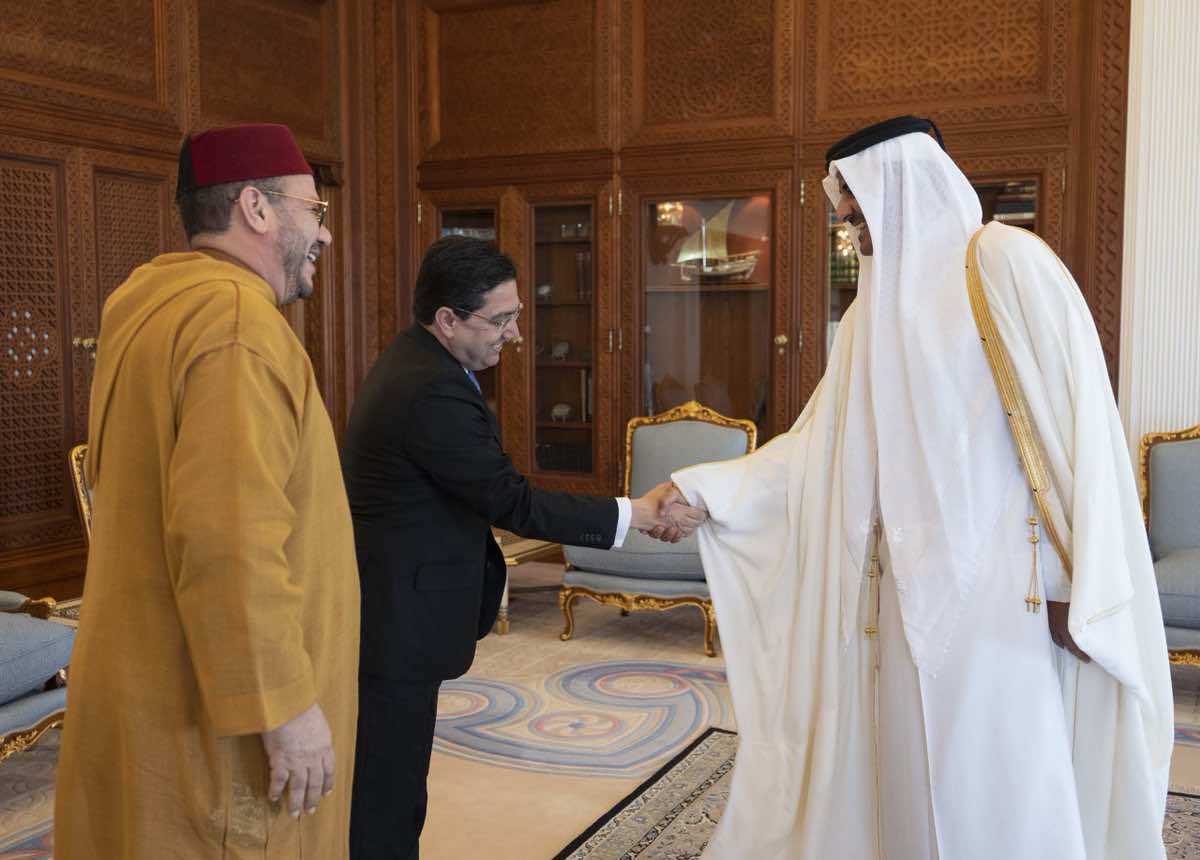 Emir of Qatar Receives Advisor to King Mohammed VI, Foreign Minister