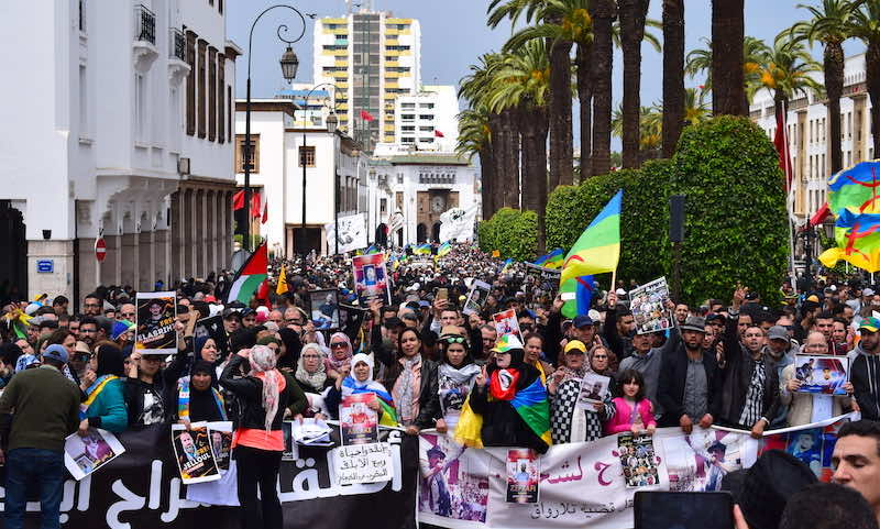 First Hirak Rif March After Appeal Brings Hundreds to Rabat