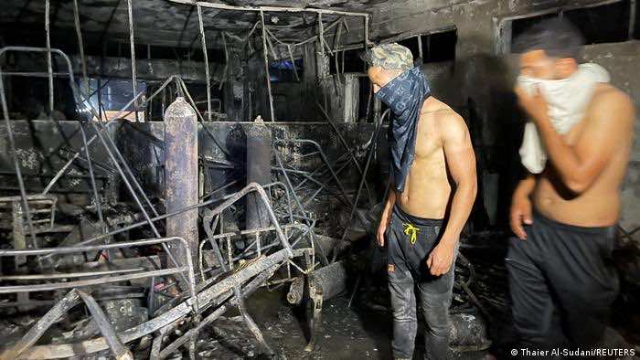 Hospital Fire Kills 82, Sparks Humanitarian Crisis in Iraq