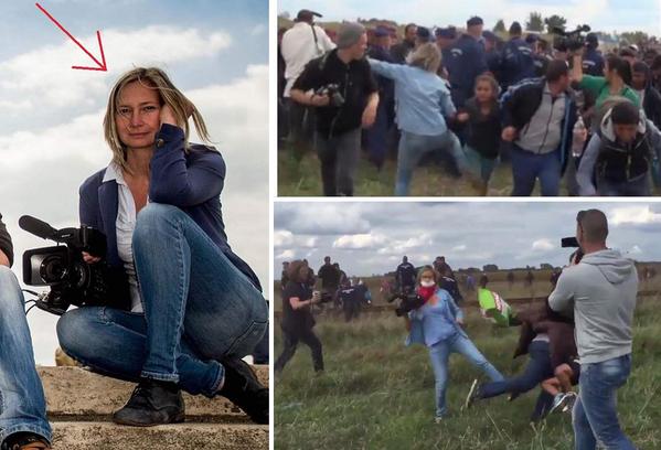 Hungarian Camerawoman Sentenced for Kicking Refugees