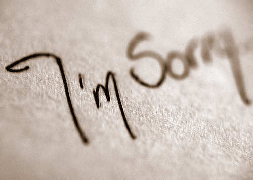 Apologize to a woman: A sense of humiliation or self-respect?