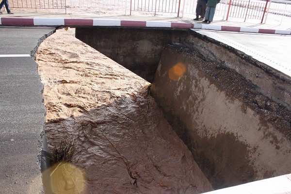 In Pictures, Southern Morocco Bridge Collapses after Heavy Rain