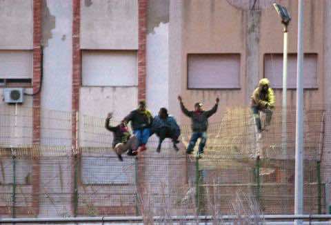 Migrant Camps Dismantled Outside of Spanish Enclave Melilla