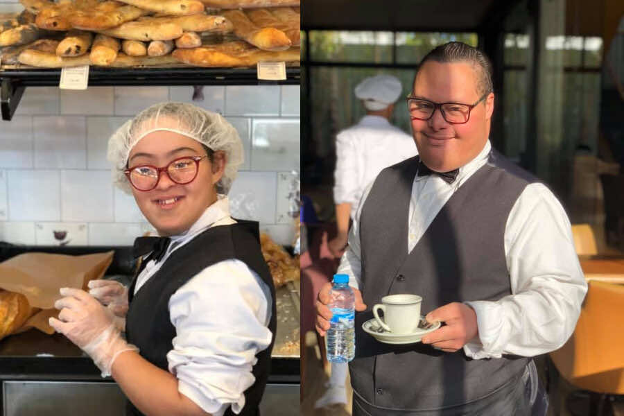 Intern with Down Syndrome Receives Warm Welcome at Casablanca Cafe