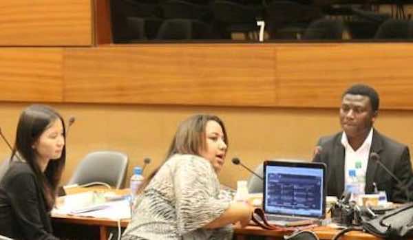Karima Rhanem, only Moroccan to take part in Model United Nations in the Balkan