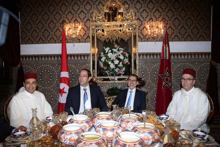 King Mohammed VI Offers Iftar in Honor of Tunisian Head of Govt.