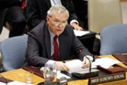 UN political chief calls for urgent resumption of Israeli-Palestinian peace talks