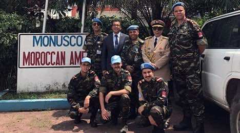MONUSCO: Two Moroccan Officers Decorated for Precious Services Rendered