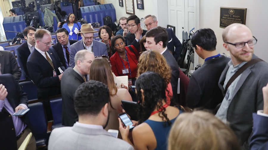 Major News Media Shut out of White House Briefing