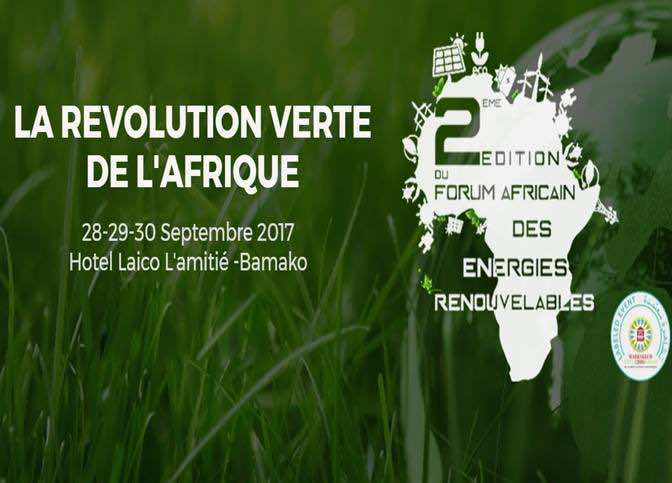 Mali to Hold 2nd African Renewable Energy Forum Sept. 28-30